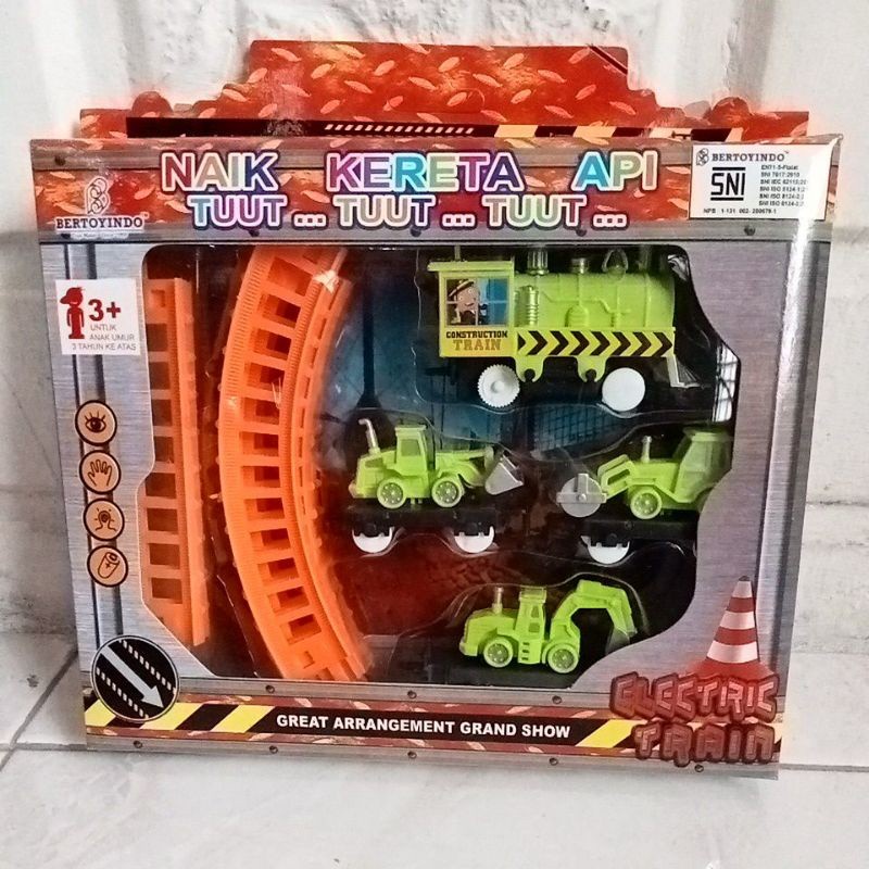 Mainan Mobil Truck Kereta Api 8877-36 Track Set/ Kado Hadiah Mainan ANak laki-laki 3 4 5 6 tahun kereta lucu TERMURAH