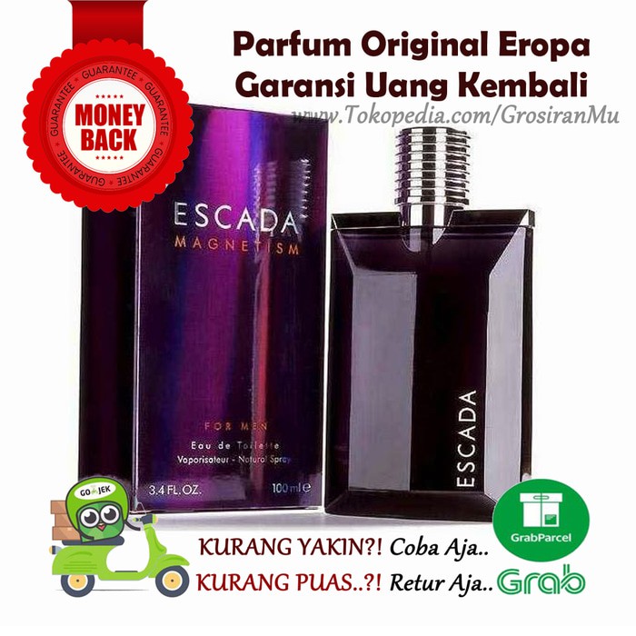 Parfum Original 100%  Escada Magnetism Men For Him Ori Reject Nonbox