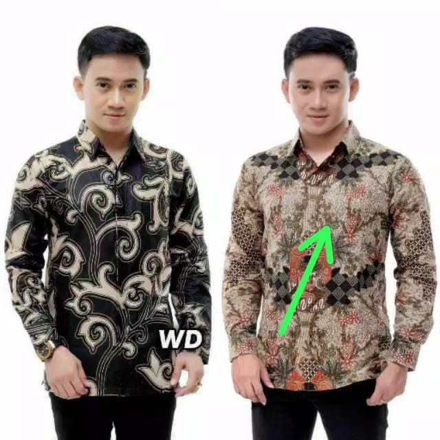 Baju Batik Pria Gus Azmi Syubbanul Muslimin Batik Katun Halus Hadroh Azzahir Santri Muslim, Moderen