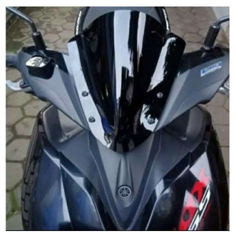 VISOR AEROX 155 CONNECTED BENING SMOKE