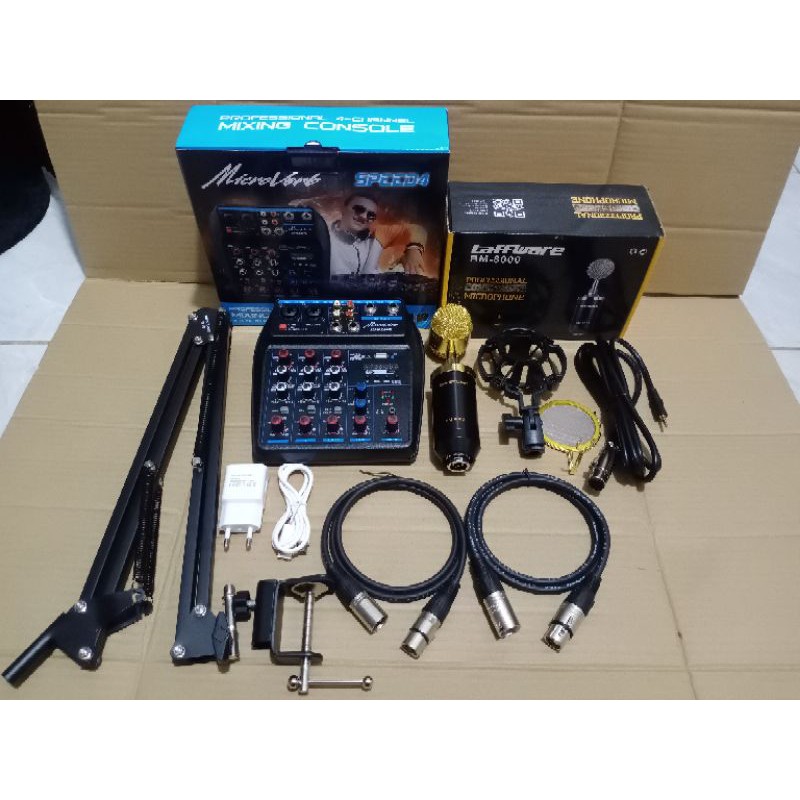 Paket Mic/Paket Mixer Audio record ke PC/Laptop
