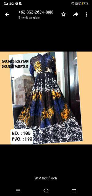 Oneset Tiedye Batik Pekalongan