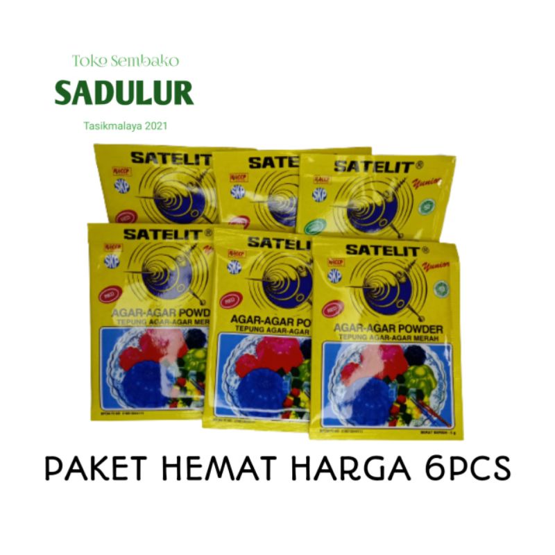 

PAKET HEMAT AGAR SATELIT 6PCS