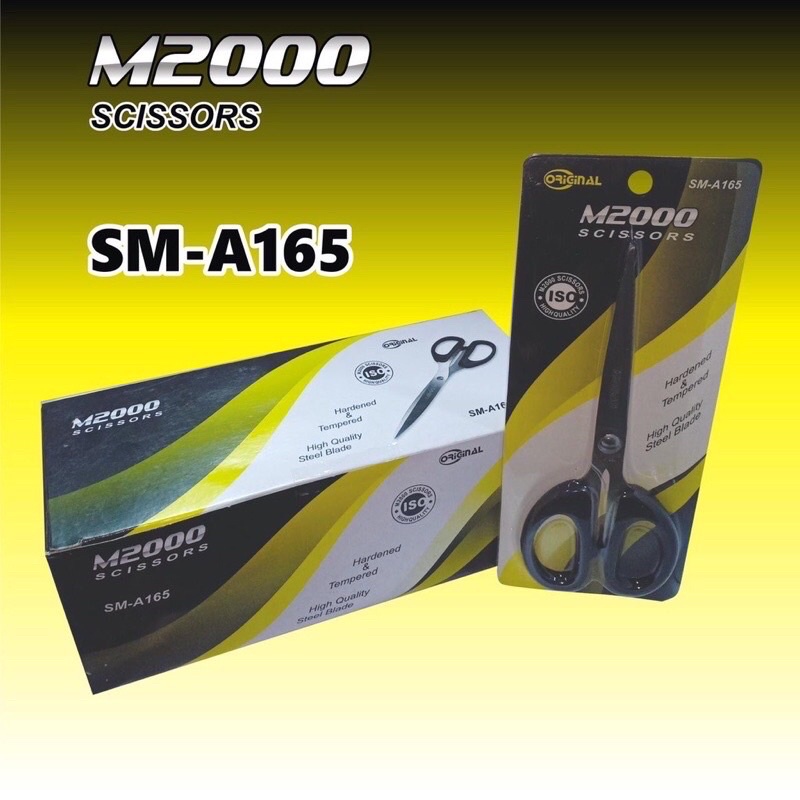 (SUN) GUNTING M2000 SM-A165 PANJANG 6.5INCH STAINLESS STEEL SANGAT TAJAM