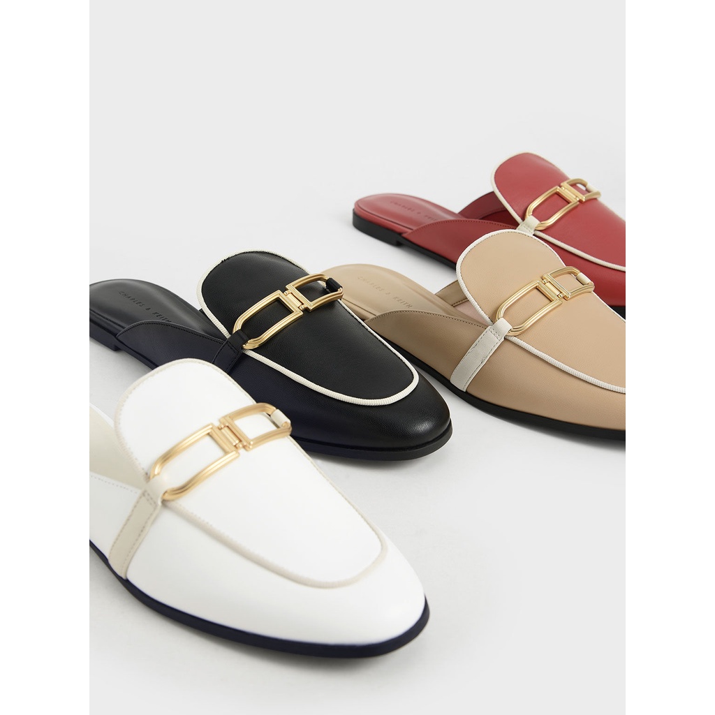 Cnk Metallic Accent Mule Flat Ck Flatshoes 0035