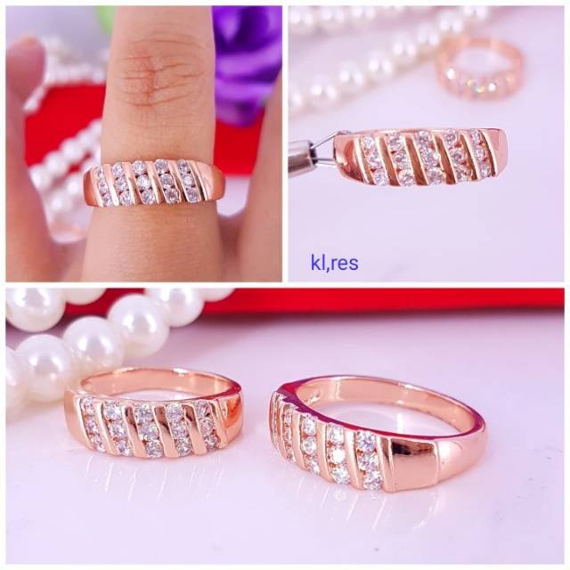 Cincin replika berlian,awet,tahan lama