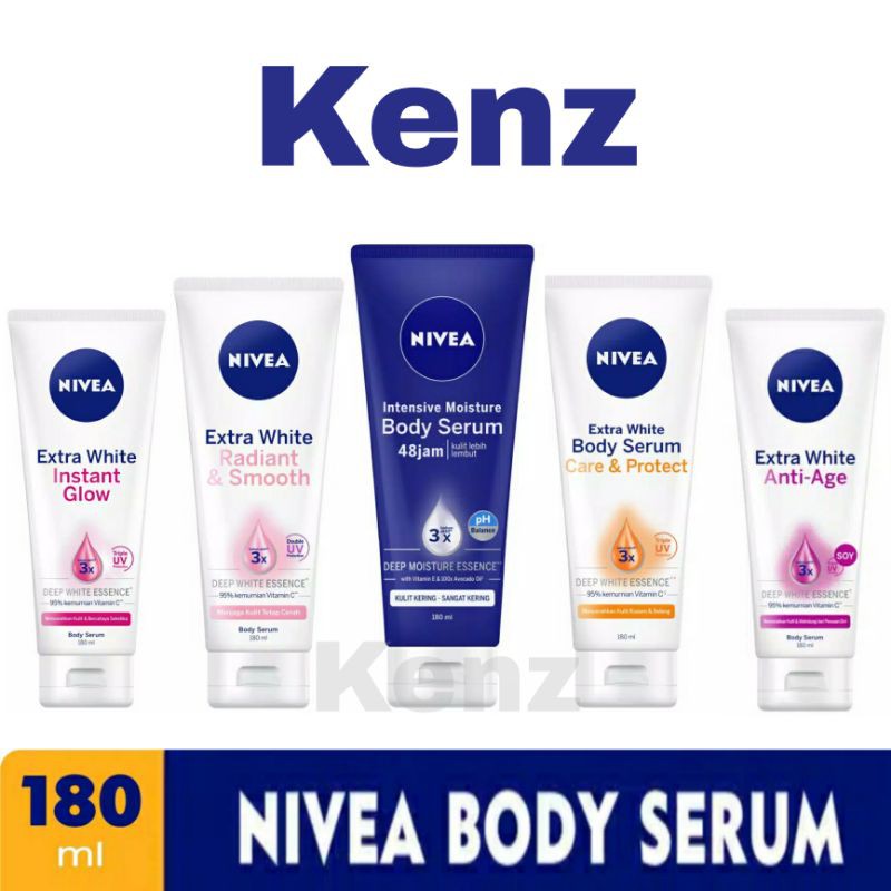 Nivea Body Serum Extra White 180ml