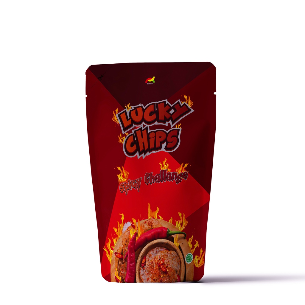 

Keripik Kaca Lucky Chips Spicy Challange 100r