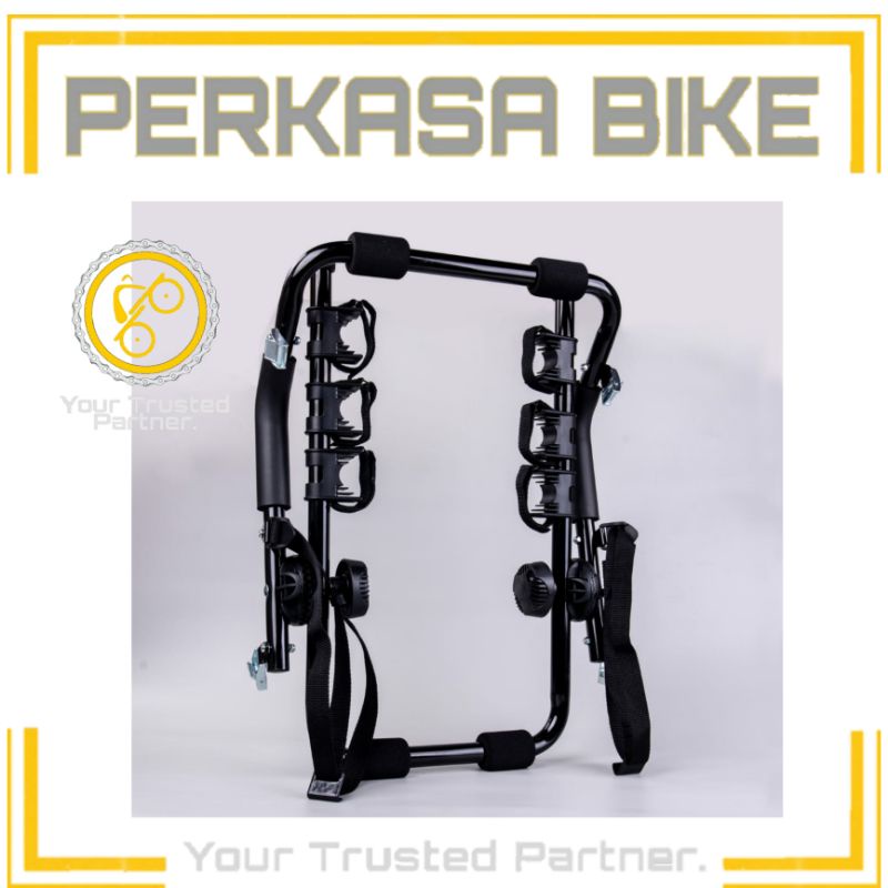 BIKE CARRIER BM 3203 TAIWAN BAGASI MOBIL UNTUK SEPEDA HANGER SEPEDA 3 SLOT CAPACITY PERKASABIKE
