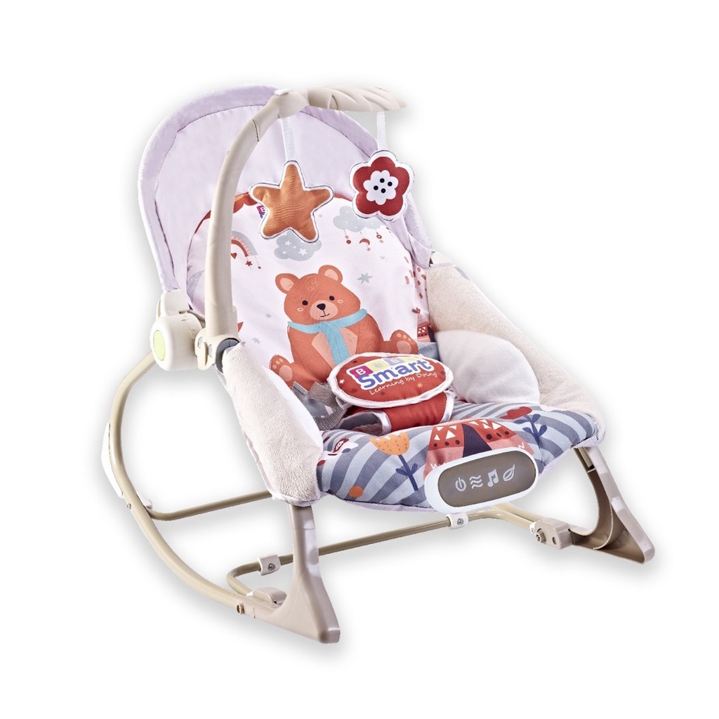 Bebe Smart Classico Musical Rocker Kursi Goyang Bayi Bear