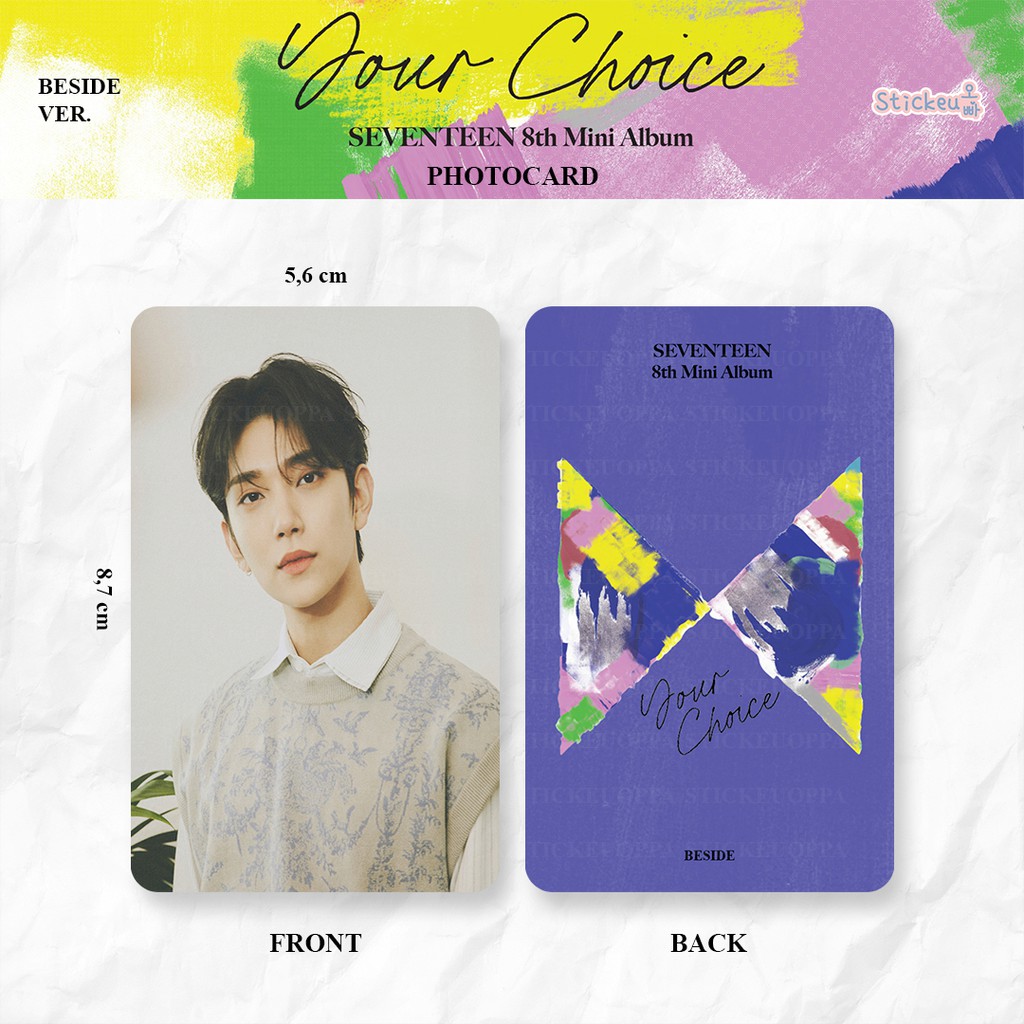 Photocard Seventeen Your Choice (Beside Ver)