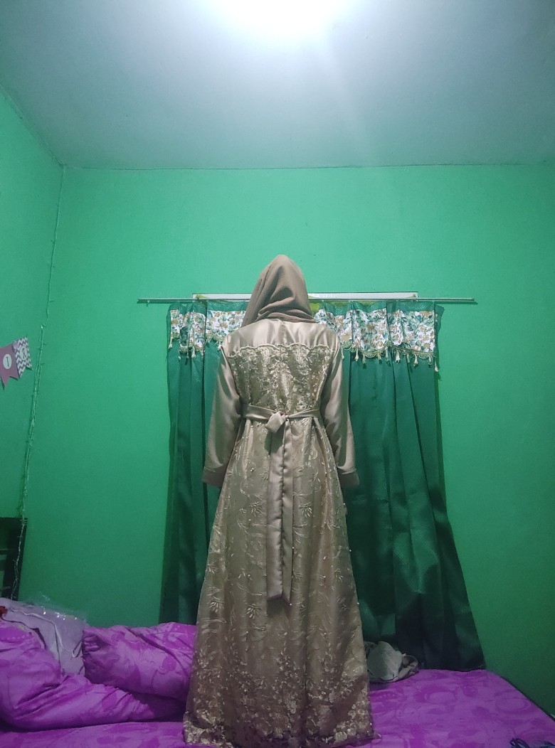 Ready 8 Warna Tille Memutar Aplikasi Mutiara Ada Jumbo Nayaka Batik - Gamis Pesta Asmara Aura Gown