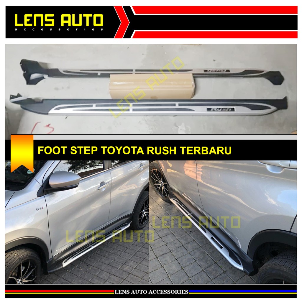 FOOT STEP RUSH TERBARU - RUNNING BOARD ALL NEW RUSH - INJAKAN SAMPING ALL NEW RUSH TERBARU