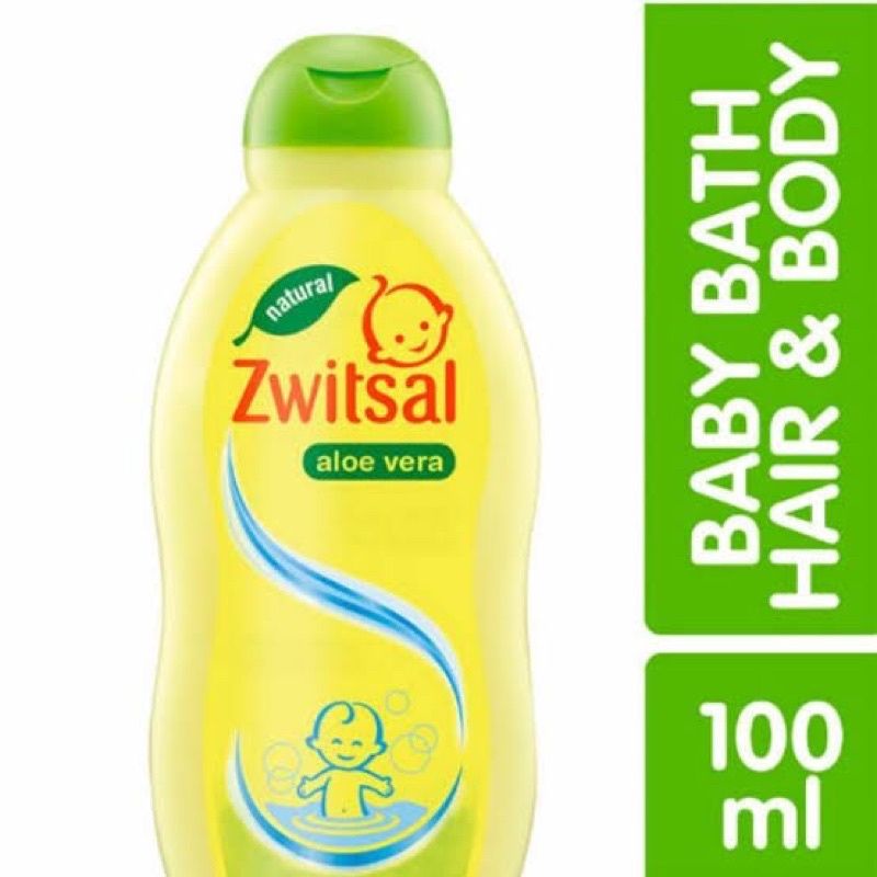 Zwitsal Baby Bath Hair and Body Aloe vera - Zwitsal Sabun Shampo Bayi 100ml