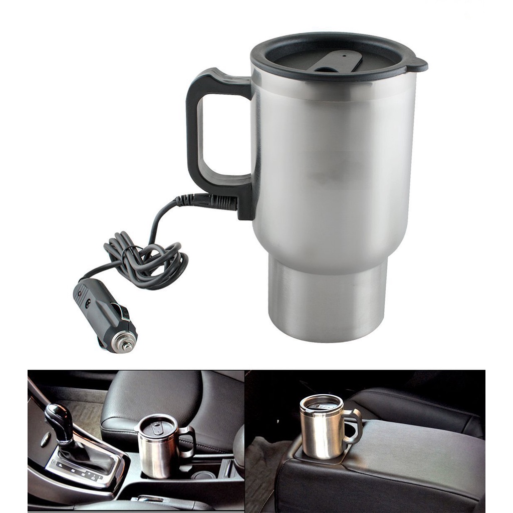 Pemanas Air Dimobil Car Mug Stainless Elektrik Pemasak Air Panas LG