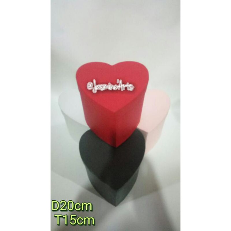 

Gift Box Hati D20T15 &D20T10 / Box Bulat / Flower Box / Bloom Box / Box Bunga Hati.