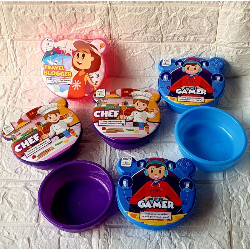 Lunch Box Gambar Tempat Kotak Makan Souvenir Ulang Tahun - Baby Panda