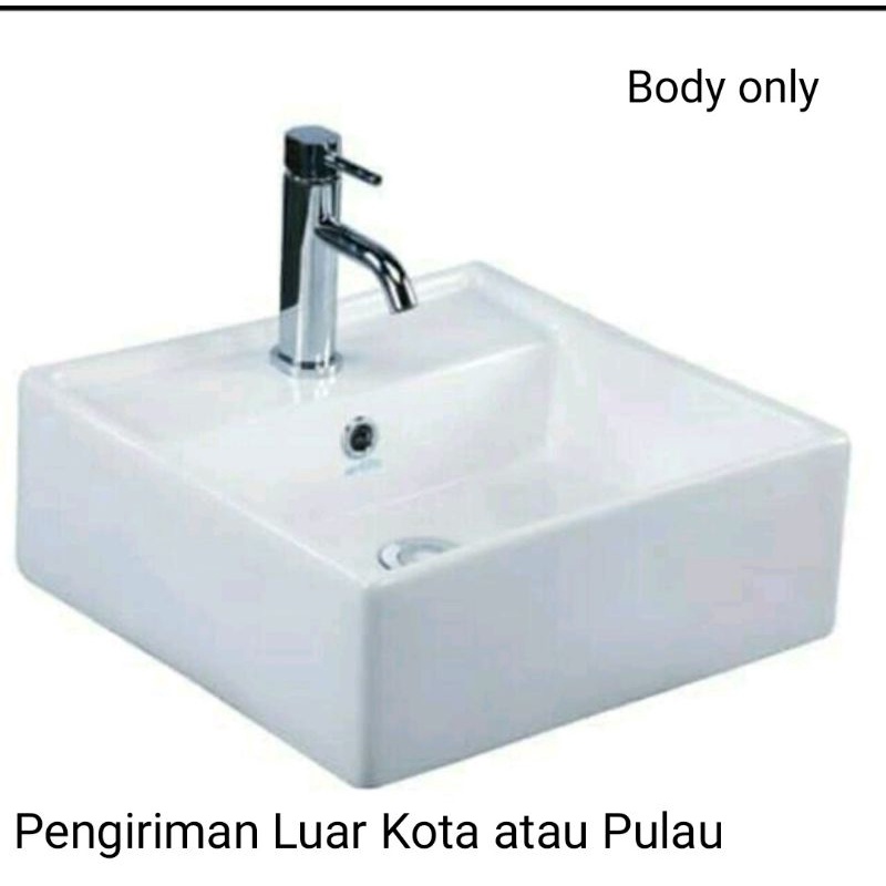 Pengiriman Luar Kota / Pulau SERICITE WASTAFEL NITRONIUM BASIN 2050 WHITE BODY ONLY