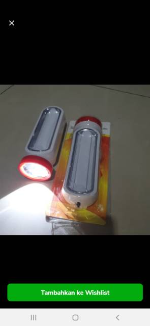 SENTER CHAS / CHARGER 2in1 + EMERGENCY CHARGER 2 IN 1 GROSIR MURAH