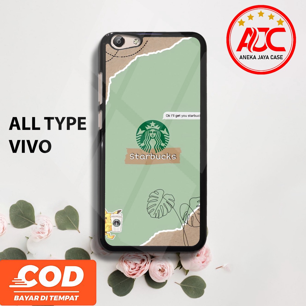 Case VIVO Y30 / Y50 Y69 V11 V11 PRO V20 Motif STARBUCKS Casing Hardcase Casing Softcase Aneka Jaya c