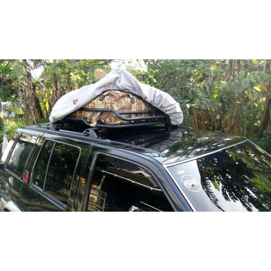 Roof Rack Mobil | Paket roof Bag jumbo + cover waterproof