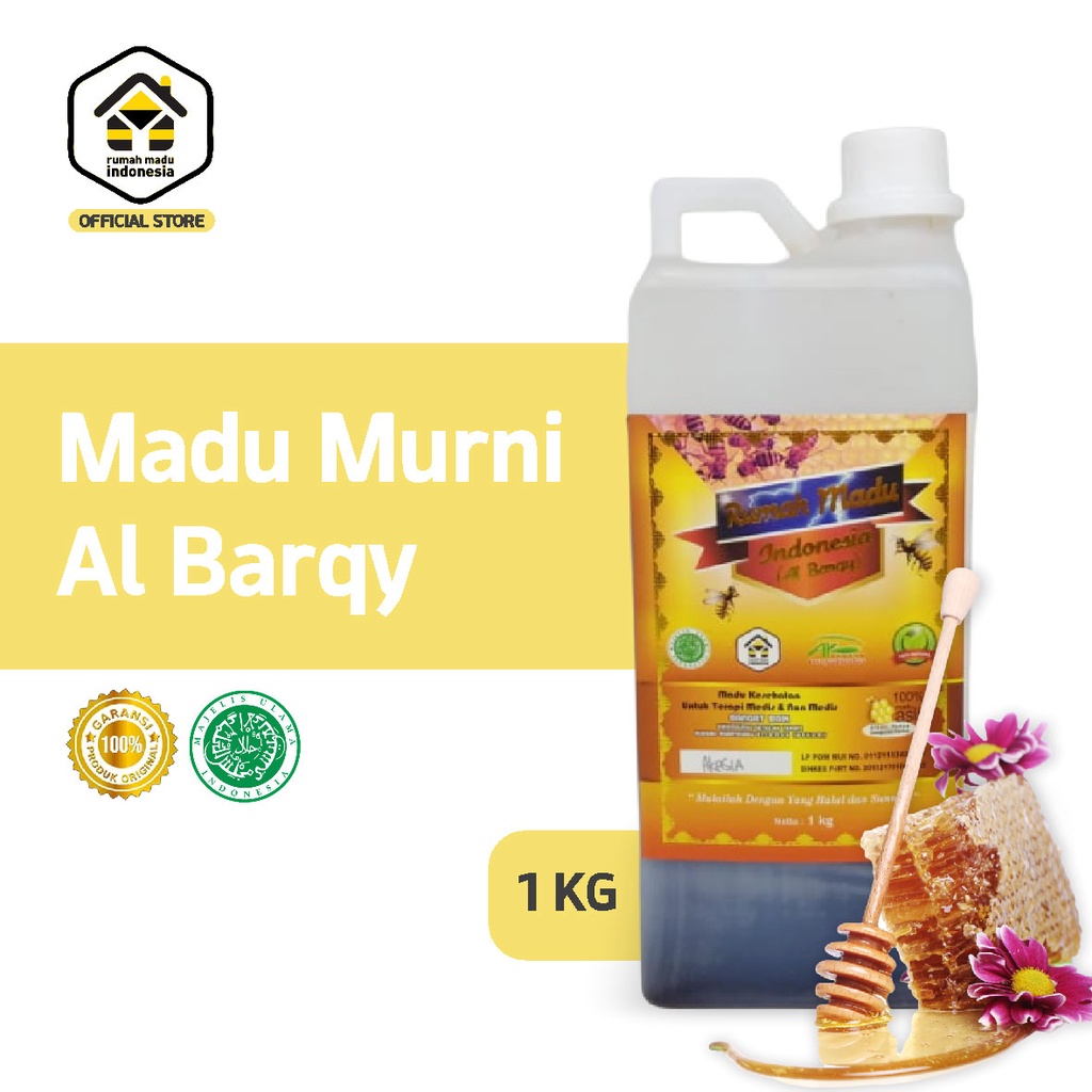 

Madu Ternak Al-Barqy 1kg | Madu Asli Ternak | Madu Murni Tanpa Campuran Apapun Teruji Labolatorium