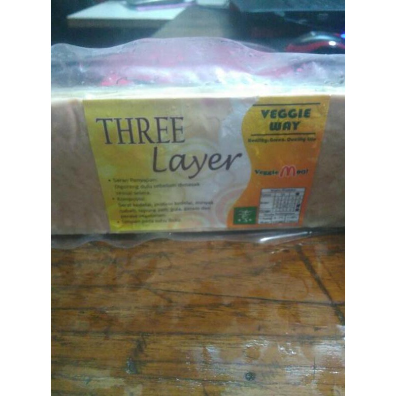 

PROMO ENAK Vegetarian Three Layer - Veggie Way Terlaris