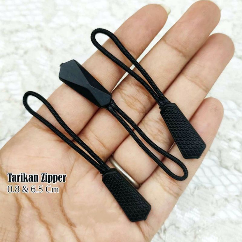 Zipper Puller Tarikan Resleting Gantungan Tali Jaket Tas Tenda Consina