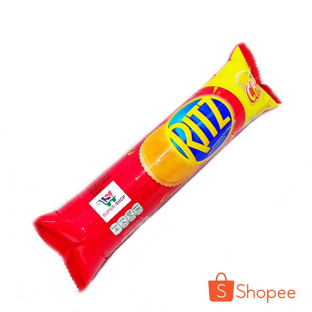 RITZ Sandwich Cracker Cheese Krekers Keju 118 Gram Biskuit