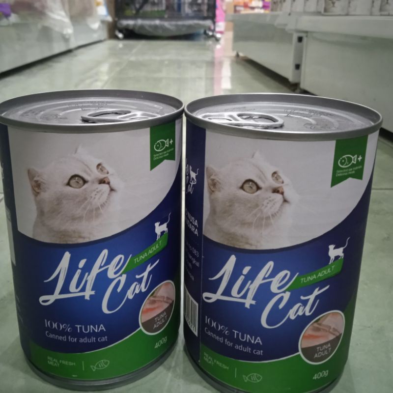 life cat wetfood kaleng tuna adult 400gr