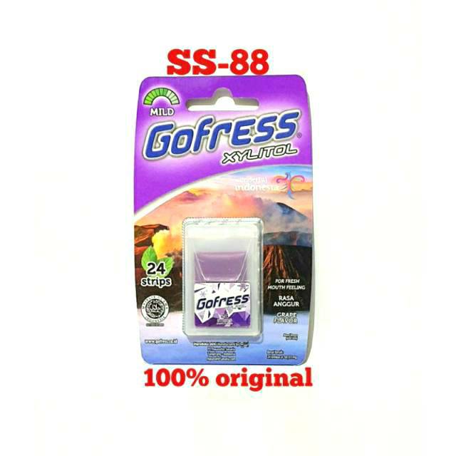 

GOFRESS XYLITOL ~ GRAPE FLAVOR (ISI 24 STRIP)