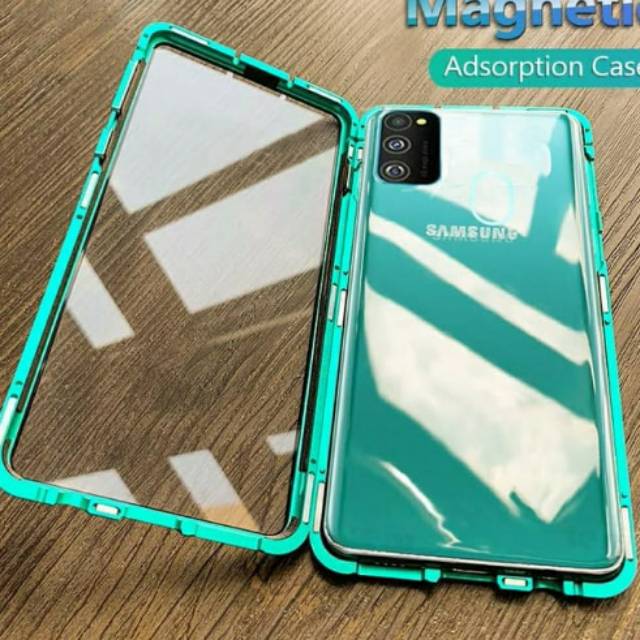 Electro magnet double glass Samsung Galaxy A71 - case magnetik