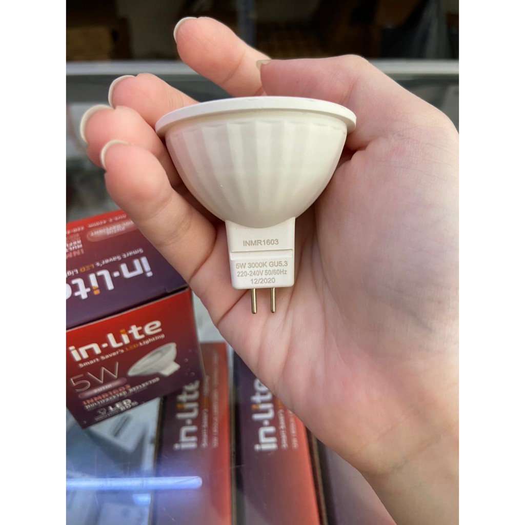 INLITE Lampu MR16 5W 5 W 5 Watt 5WATT Lampu Halogen In-Lite INMR1603