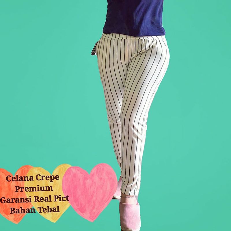 Celana panjang wanita stretch high quality size M-XXXL - celana wanita- celana jumbo wanita