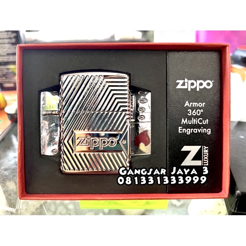 korek Zippo original Bolts Design
