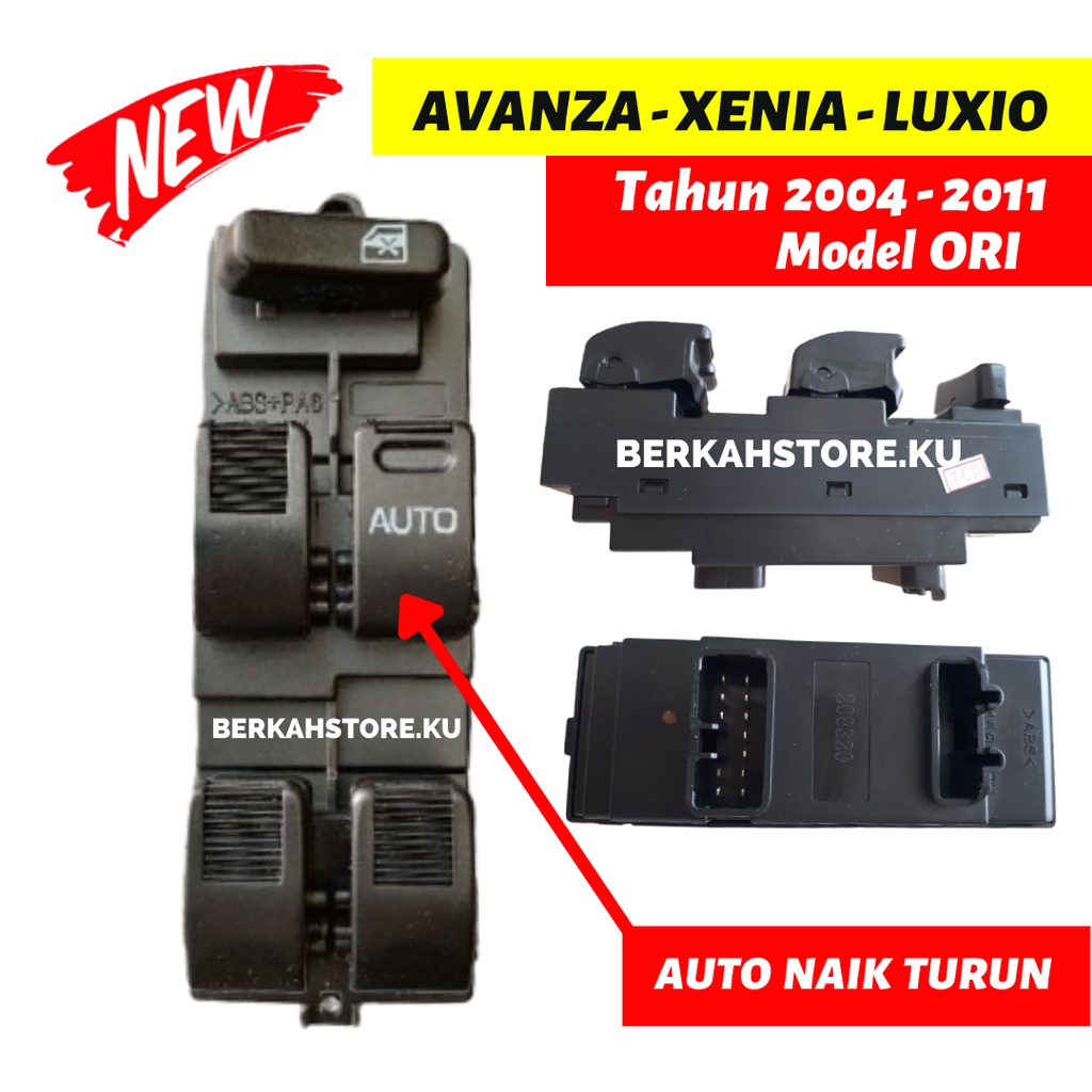 Saklar Switch Power Window Avanza Luxio Xenia Lama Old Model Ori Berkualitas Tahun 2004 2005 2006 2007 2008 2009 2010 2011 Switch Master Saklar Power Window All New Avanza Veloz Xenia Rush Agya Ayla Sirion 2012 2013 2014 2015 2016