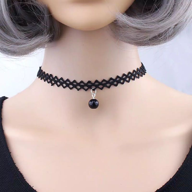 kalung coker kalung choker korea  kalung lapis emas 178