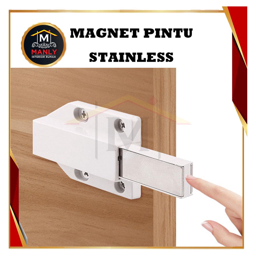 Magnet Pintu Kaca Double &amp; Singel / Engsel Jepit Kaca Double &amp; Singel Stainless