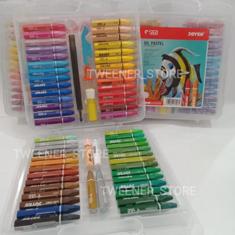 

Joyko Crayon Oil Pastel 55 Colour | Krayon