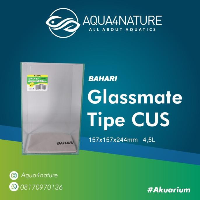 Jual Aquarium Nisso Bahari Glassmate Tipe CUS Lc Shopee Indonesia