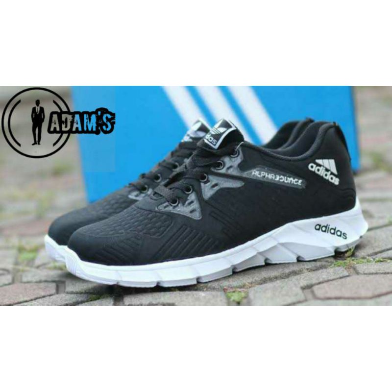 SEPATU RUNNING, ADIDAS ALPHA BOUNCE.