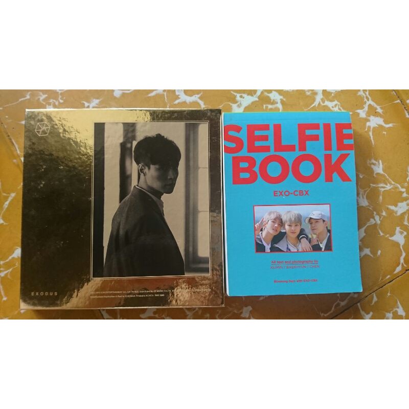 selfie book exo CBX, Lay Exodus