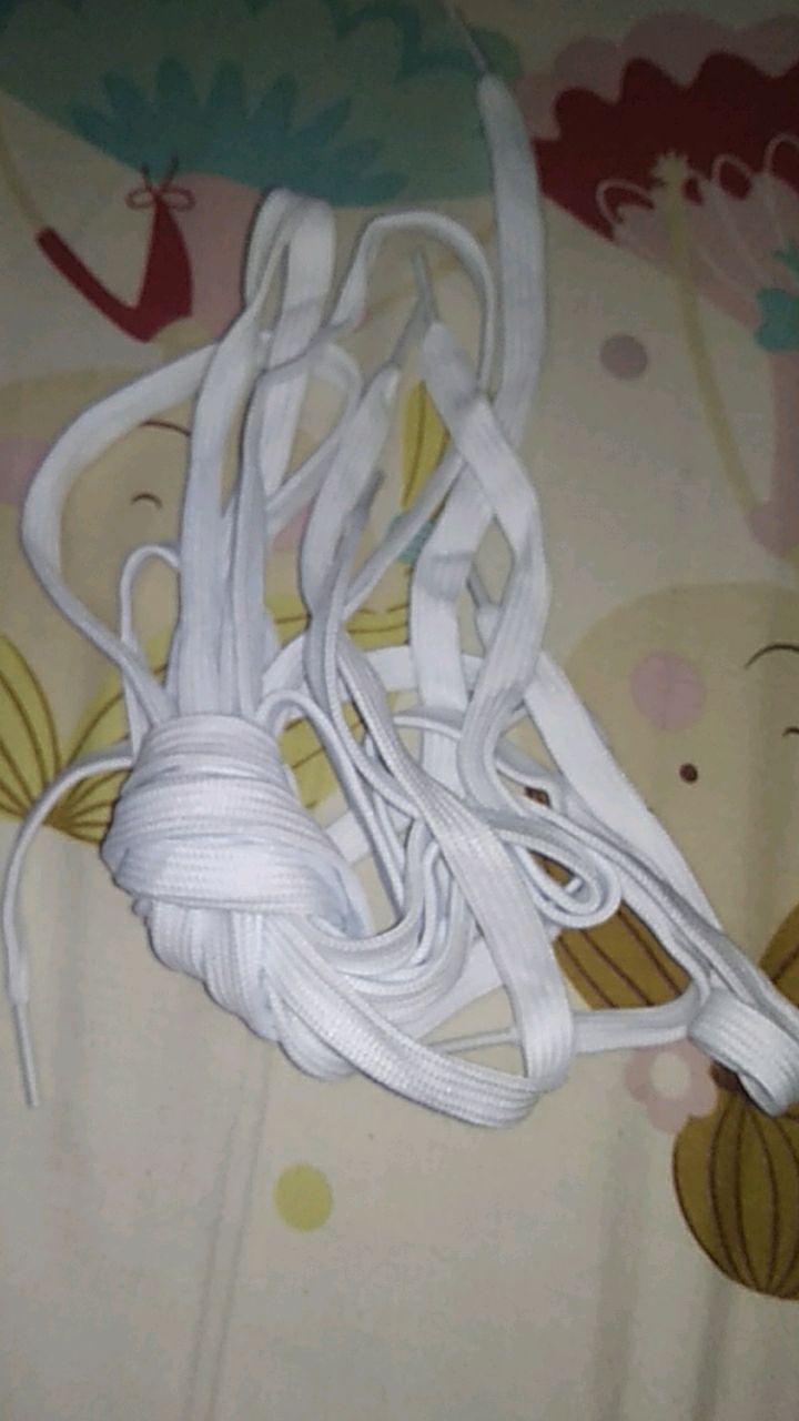 Ennwen Ll12 Sepasang Tali Sepatu Murah Flat Lace Solid Color Shoelace