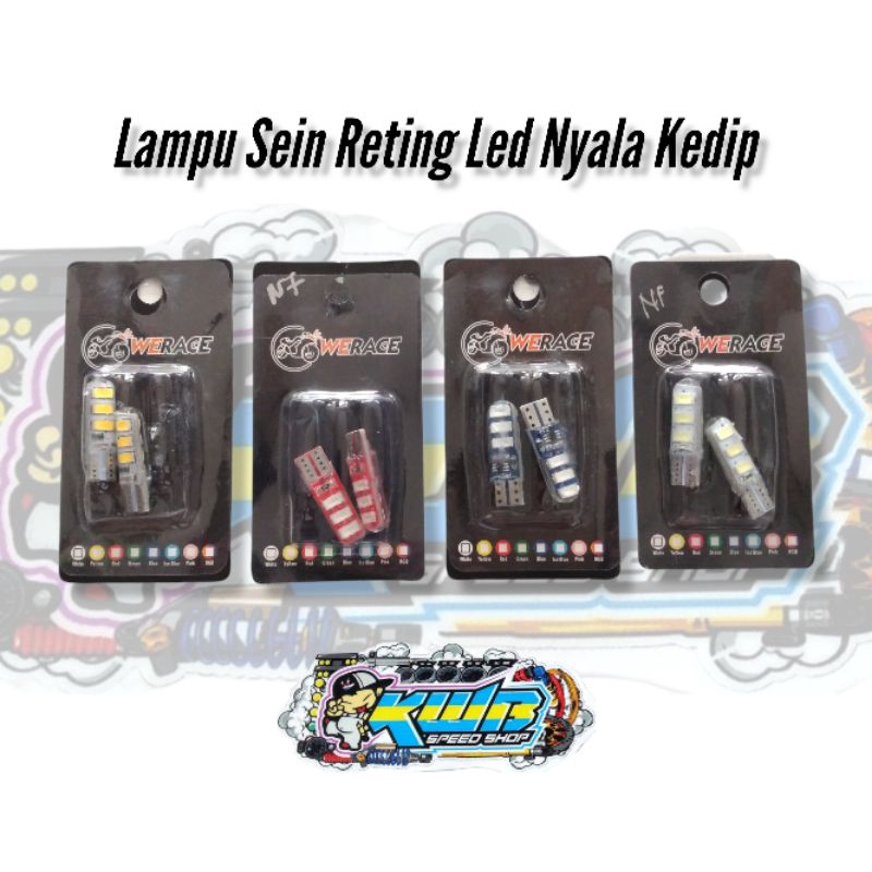 Lampu sein reting lampu senja kedip cepat T10 Lampu sein retting jell jelly kedip strobo t10 1 lampu sein lampu senja kedip cepat 1 set sepasang pnp semua motor dan mobil