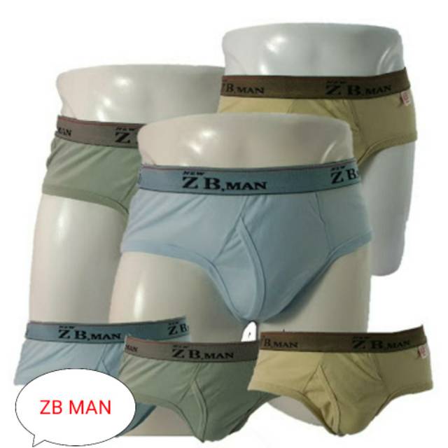 ZB MAN Celana dalam  pria katun Celana Dalam Brief Pria Karet Boxer