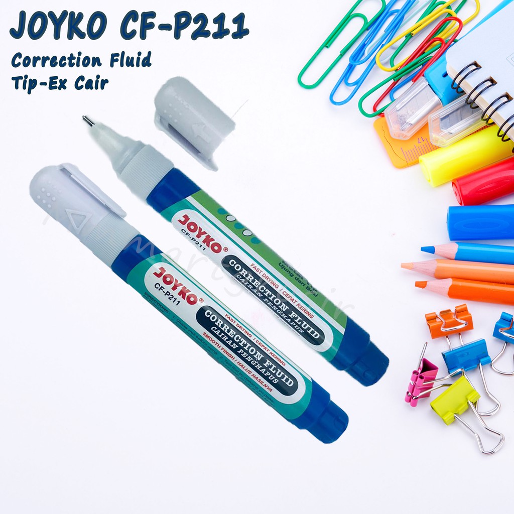 Joyko CF-P211 / Correction Fluid / Tip-Ex Cair / Biru