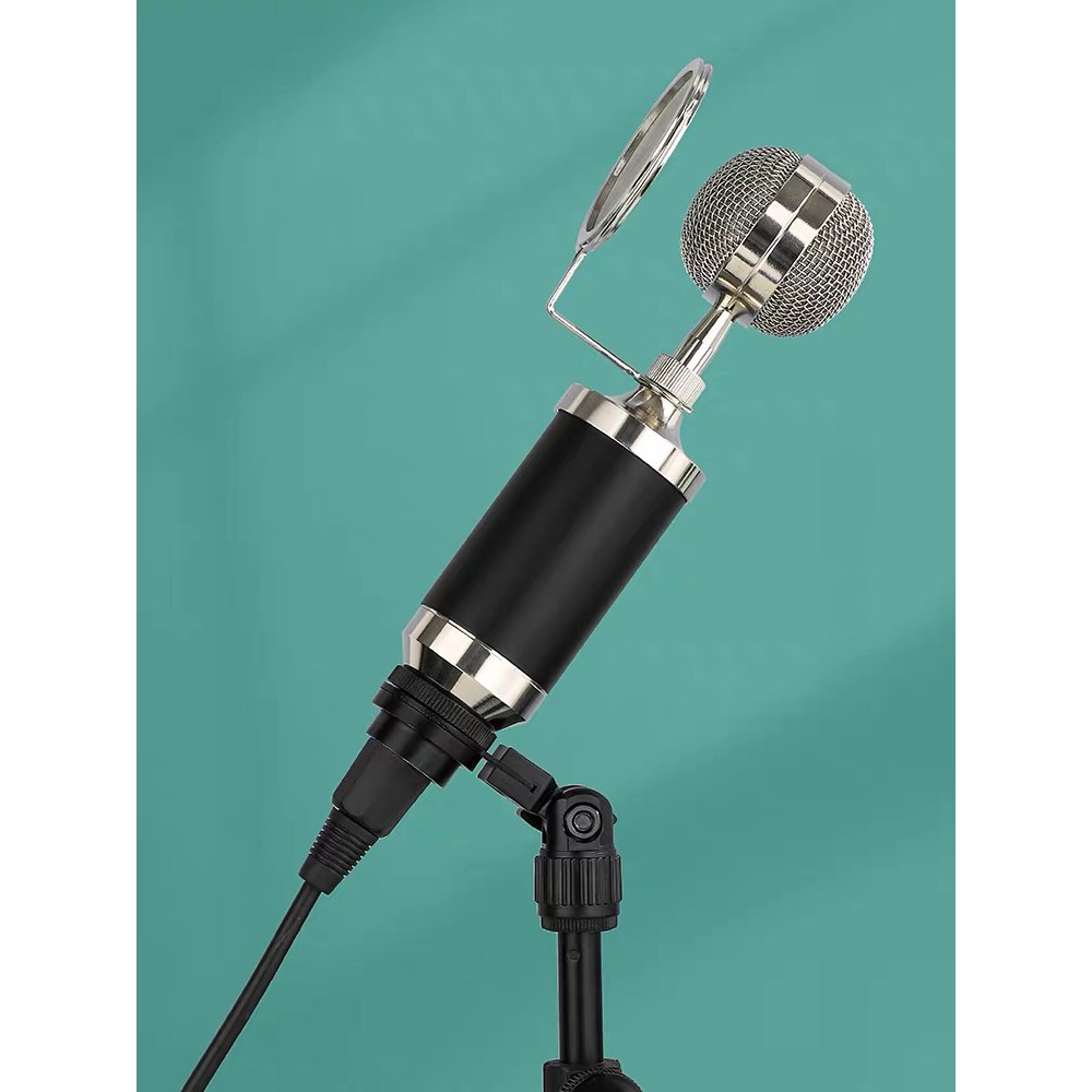 MICROPHONE KONDENSER BM-8000 SHOCK PROOF MOUNT KARAOKE LIVE MUSIC MUSIK TERBAIK PROFESSIONAL