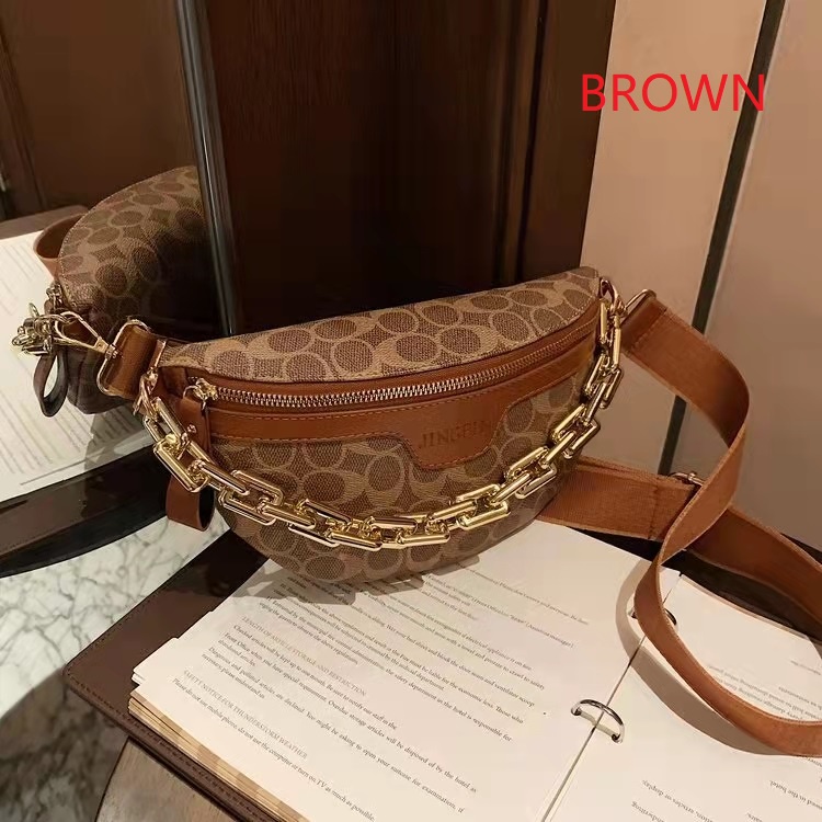 BJ65180 - BEIGE/BROWN/GK/MOTIF D - TAS WANITA FASHION IMPORT MODIS ELEGAN TERMURAH TERLARIS TERBARU BAGSTORE JAKARTA TAS BATAM ZC5180