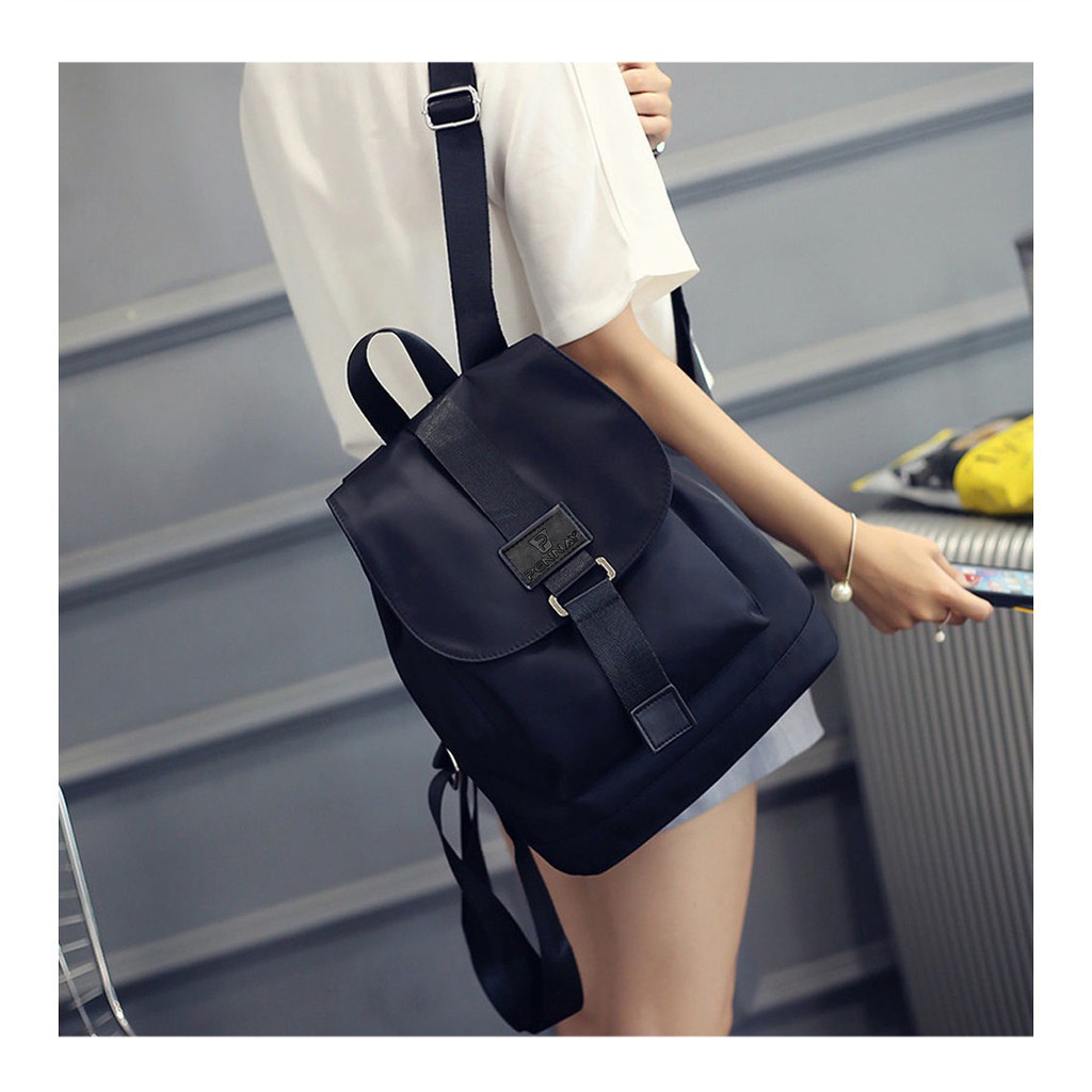 Parayu X Pennay Tas Punggung Kasual Wanita - Backpack Women - Hitam