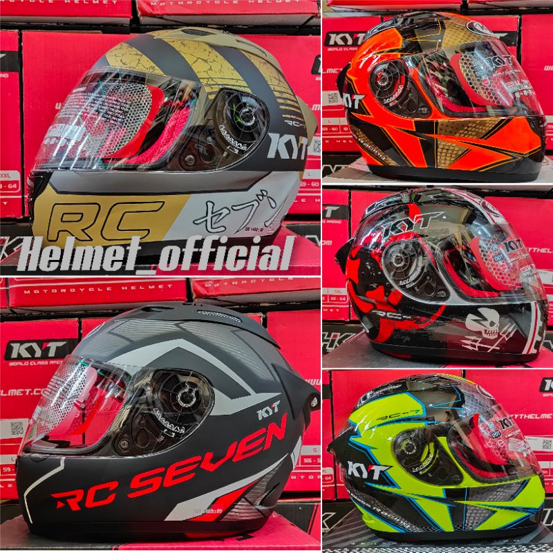 HELM FULL FACE KYT RC7 MOTIF